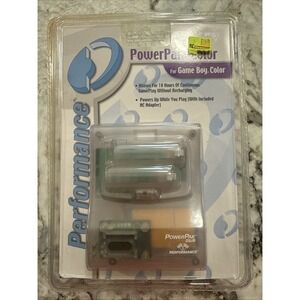 PowerPak Color For Game Boy Color Performance AC Adaptor NEW SEALED